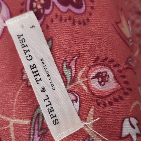 Spell and the Gypsy Portobello gown wine small - Picture 8 of 10